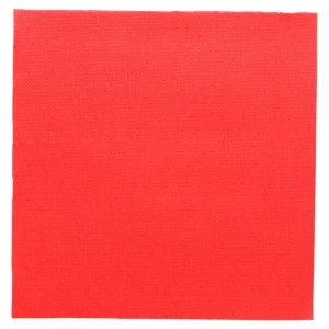 SERV. ECOLABEL 'DOUBLE POINT'  39x39 CM ROUGE OUATE – Image 2