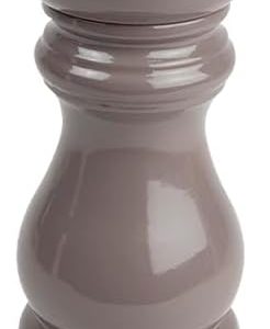 Moulin à poivre manuel u'Select en bois laqué, gris taupe, 18 cm