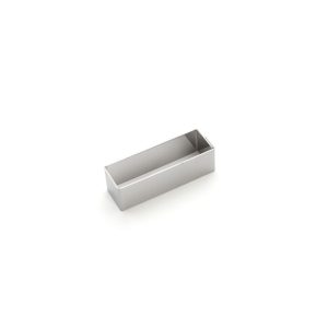 Rectangles inox 8 x 2,5 x 2,5cm
