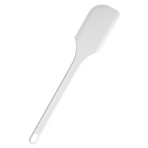 SPATULE PLATE BISEAUTEE EXOGLASS BLANC 35 CM