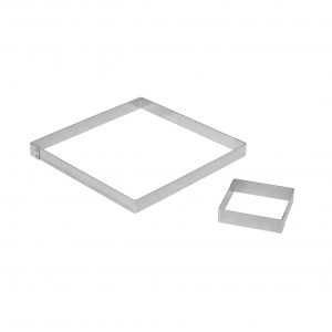 Carré à tarte de 12cm hauteur 2 cm