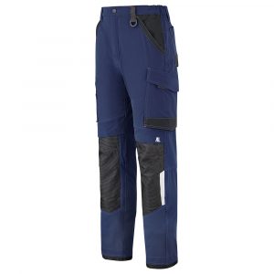 PANTALON STRETCH RULER - BLEU MARINE / NOIR  T44