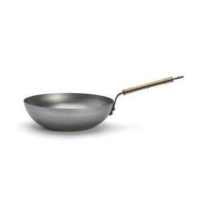 Wok bombé en Acier MINERAL B BOIS Ø28cm