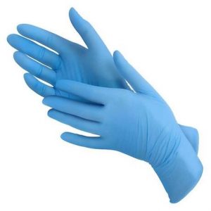 GANT NITRILE BLEU NON POUDRÉ  TAILLE XXL SACHET X100