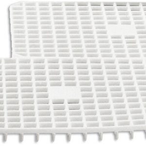 GRILLE D'EGOUTTAGE CREUX PEHD 50X34X11 CM