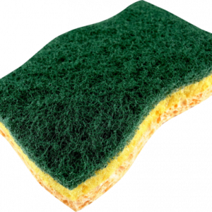 EPONGE VEGETALE GRATTANTE 108X64X22MM VERT X10