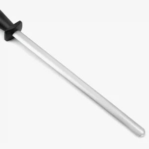 Fusil à aiguiser chrome et diamant mèche ronde 280 mm / Ø70 mm