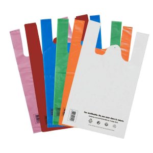 Sacs bretelles 18+10x35cm blanc