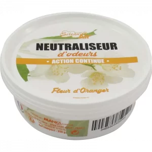 Désodorisant gel boitier neutraliseur d'odeur  fleur d'oranger 250 gr