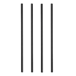 Pailles droites noir x 250 unités