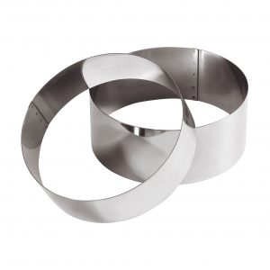 Cercle wedding cake inox