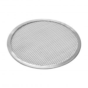 Grille à pizza ronde bordée