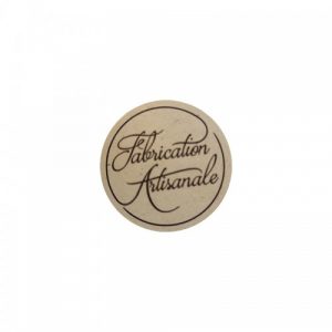Etiquette fabrication artisanale beige