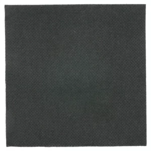 Serviettes  20x20 CM Noir ouate