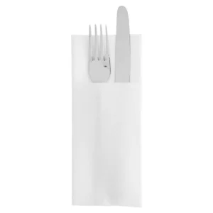 Serviettes Kangourou  33x40 cm blanc airlaid