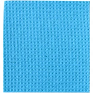 Carré vaisselle bleu 20x19 cm paquet de 10 unités