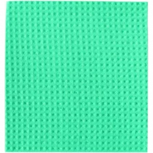 Carré vaisselle vert  20x19cm - paquet de 10 unités