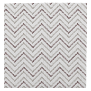 Serviette chevron  40x40 CM gris / marron Airlaid