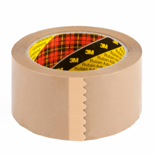 ROULEAU RUBAN ADHÉSIF 66 M x 5 CM MARRON PP