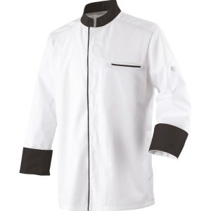 Veste Abax ML blanc / noir T3/L